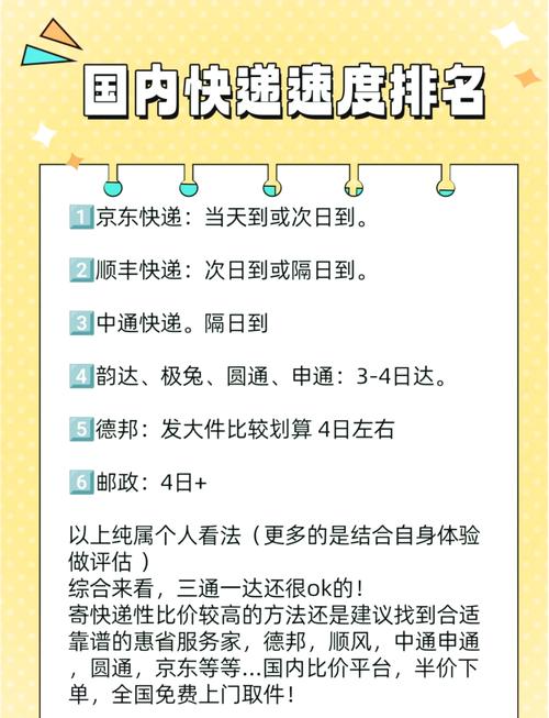 可靠快递哪家强？速度快又靠谱的快递推荐